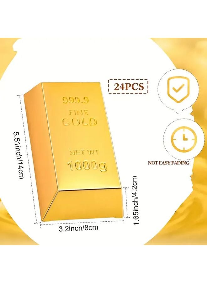 24pcs Golden Pirate Gift Box For Candy Chocolate Toy Treasure Chest Party Favors - Image 3